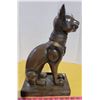 Image 4 : Egyptian Cat Statue “King Tutankhamen”  16 inches tall x 9 1/2 inches