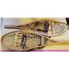 Image 1 : Pair of Torpedo Snow Shoes 36 inch with Leather Harnesses, Made in Quebec