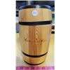 Image 1 : “CANADIAN CLUB” Wooden Barrel  Ice Tub, 10 inches tall