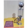 Image 1 : Bar Butler Gas Pump Liquor Dispenser 18 inch tall and Metal Man Cave Sign