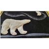 Image 2 : CARIBOU HAIR TUFTING--POLAR BEAR and MOON framed