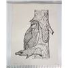 Image 1 : Beautiful "Great horned owl" picture by G. C. Scrimshaw - 18"W x 25"H