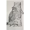 Image 3 : Beautiful "Great horned owl" picture by G. C. Scrimshaw - 18"W x 25"H