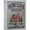 Image 1 : Mom cave sign - reproduction