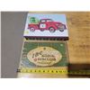Image 1 : IBC wood soda biscuit sign and farm fresh trees box