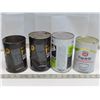 Image 2 : 4 MotoMaster Tins & 1 Pacific 66 Trop-artic Tin (1= 1quart, 3= 1 litre