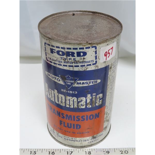 Ford Moto Master Automatic transmission fluid 1 imperial quart tin