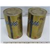 Image 2 : 2 Kendall Motor Oils GT-1 Racing Oil - 1 quart Tin = Full