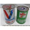 Image 1 : Valvomatic Dexron B-11147 Type B & Sonic Automatic Transmission Fluid tins - 1 litre tins = Full