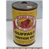 Image 1 : Prairie Cities Oil Co. Limited Buffalo Motor Oil - 1 imperial quart tin - rewrap