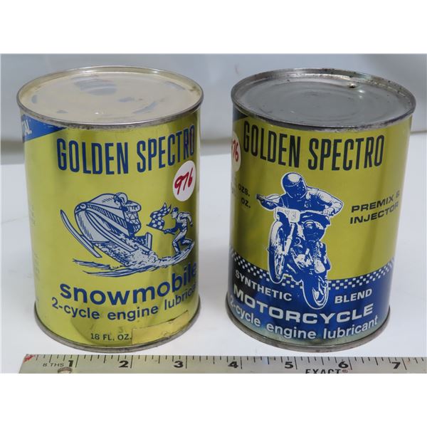 2x Golden Spectro SnowMobile 2-Cycle Engine Lubricant -18 FL. Oz.