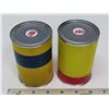 Image 2 : Sunoco Dynalube motor oil 1 US quart Tin & White Rose Motor Oil 1 US quart Tin -re-wraps