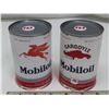 Image 1 : 2x Mobiloil tins - rewraps