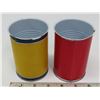 Image 2 : 2x Ford 1 US quart tins - automobile oil for ford cars, Motor oil - rewraps