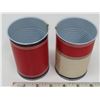 Image 2 : 2x Red Indian Motor Oil 5.27 FL. OZ. Tins - Rewraps