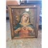 Image 1 : 19" x 23" religious picture (some frame damage)