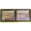 Image 1 : 2 Aerial photos of cityscape (with frames)