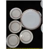 Image 5 : Lot of assorted Chinaware (Includes: 4 "Queen Anne 22 carat gold plates)