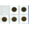 Image 2 : five great britain cents 1916, 1924, 1927, 1929, 1936