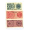 Image 2 : 3 indonesia bills - 10 sen, 25 sen, 50 sen