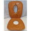 Image 1 : Outdoor leather double-sided toilet seat cover