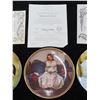 Image 3 : 4 Decoratvie Painted Plates (5508G, 5730W, 5483A, 3032M)