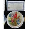 Image 3 : 4 Decoratvie Painted Plates (3704 I, 14401A, 4397F, 14592B)