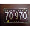 Image 1 : 1930  Sask Plate