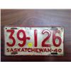 Image 1 : 1940  Sask Plate