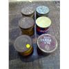 Image 1 : 6 Tobbaco tins ( Drum(2), Wills, Turret, Old Chum, Old Port)