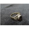 Image 1 : .925 silver ring with black stone