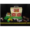Image 1 : Fisher Price Family Play Farm with some Animals & Tractor