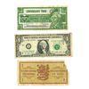 Image 1 : 1977 US ONE DOLLAR, FINLAND MARK (POOR), CAN TIRE 5 CENTS