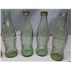 Image 2 : Lot of 6 Coca-Cola bottles & 1 7UP bottle
