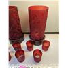Image 3 : Matching tealight/votive holders, red velvety detail