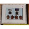 Image 2 : Framed Canadian Western Agribition Pins & 13"x10" Dimensional Paper Picture hawk with frame