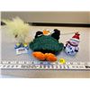 Image 1 : Lot of 3 cute decorations - light up snowman xmas tree oranament, Easter chick etc.