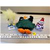 Image 2 : Lot of 3 cute decorations - light up snowman xmas tree oranament, Easter chick etc.