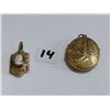 Image 1 : Two vintage lockets, gold filled