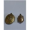 Image 4 : Two vintage lockets, gold filled