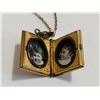 Image 4 : Vintage locket on chain, very old with pictures