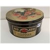 Image 1 : red rose coffee tin 8.5" x 4"