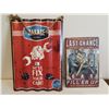 Image 1 : garage sign 11"x15.5" & last chance sign 7.5"x11.5"