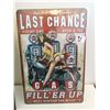 Image 2 : garage sign 11"x15.5" & last chance sign 7.5"x11.5"