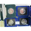 Image 1 : 4 Nickel Dollars 1972,1975, 1976, 1984 in Cases