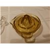 Image 2 : Two antique juicers, clear, amber