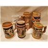 Image 1 : 6 Collectable Beer Mugs, Lot 2