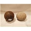 Image 2 : Antique Cannon Ball over 6 pound & perfect rock