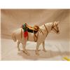 Image 3 : 11" White Lone Ranger Horse, Statue 8"