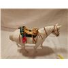 Image 4 : 11" White Lone Ranger Horse, Statue 8"